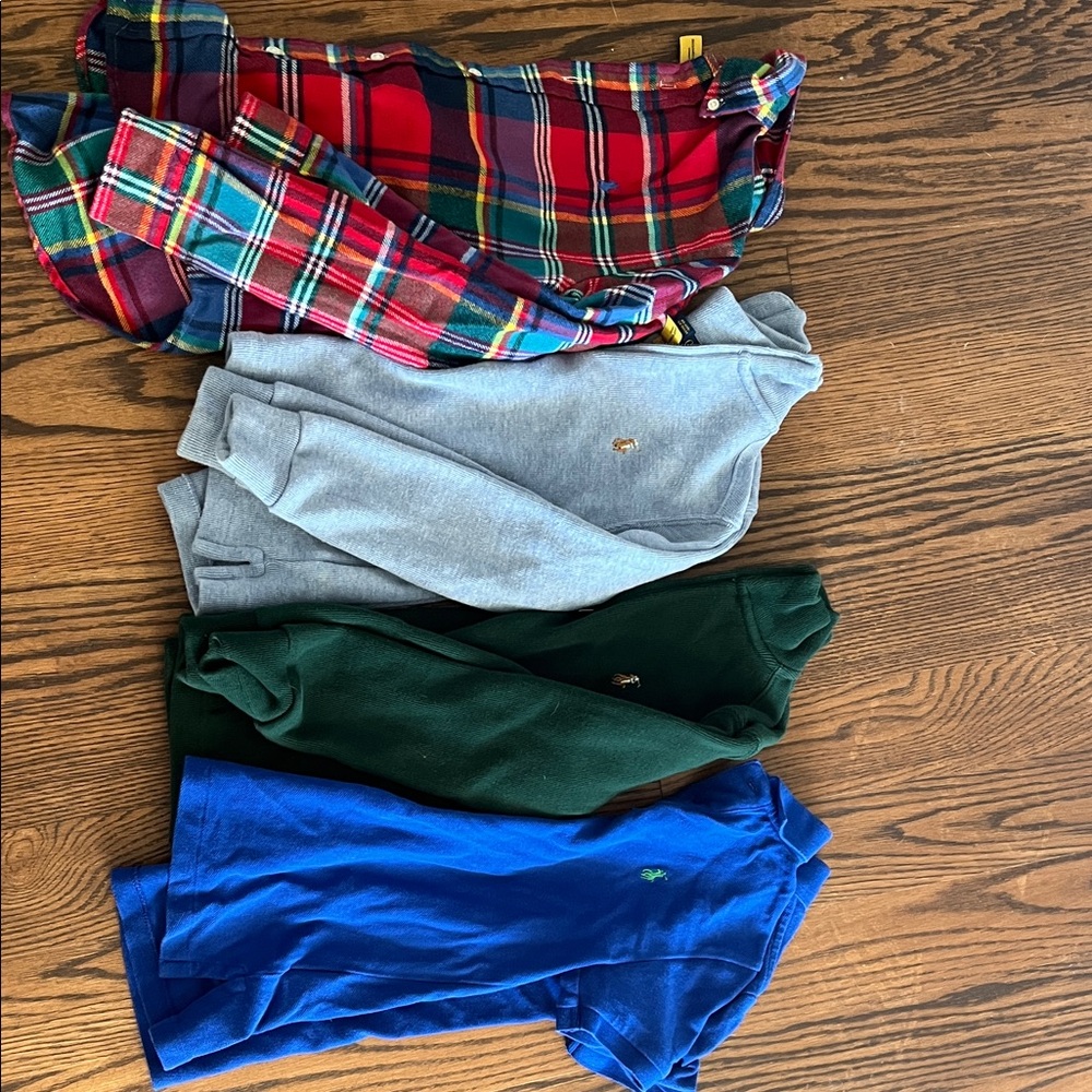 Polo by Ralph Lauren Kids Shirts - Red Plaid, Gray, Green, Blue